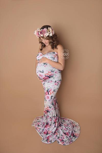 Floral Jessica Gown • FALL 2017 FLORALS • by Sew Trendy