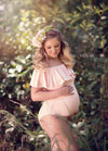 Valentina Bodysuit • Knit Body Suit • Flounce Bodysuit • Bodysuit Maternity Top • Bodysuit Top • Leotard Shirt • Bodysuit with Snaps • by Sew Trendy
