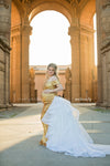 Elizabeth Gown • Couture Sequin Gown • Bridal Gown • Maternity Gown • Princess Tutu • Detachable Bustle Gown • by Sew Trendy