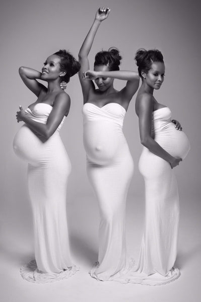 Jessica Gown • Fitted Maternity Gown • Slim Fit Maternity Gown • Sweetheart Neckline Maternity Dress • Maxi Dress • Bridesmaid Dress • by Sew Trendy