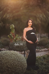 Anita Gown • One Shoulder Gown • Fitted Gown • Pregnancy Gown • Slim Fit Maternity Gown • Wedding Gown • Party Gown • Holiday Dress • by Sew Trendy