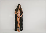 Aphrodite Robe • Vintage Lace Robe • Lace Maternity Robe • Maternity Gown • Robe • Maternity Photos • Pregnancy Robe • Lingerie • Robe Set • by Sew Trendy