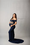 Audrey Gown • Fitted Maternity Gown • Cap Sleeve Maternity Gown • Slim Fit Gown • Sweetheart Style Dress • Bridesmaid Dress  • Event Gown • Photo Shoot • by Sew Trendy