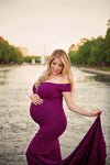 Audrey Gown • Fitted Maternity Gown • Cap Sleeve Maternity Gown • Slim Fit Gown • Sweetheart Style Dress • Bridesmaid Dress  • Event Gown • Photo Shoot • by Sew Trendy