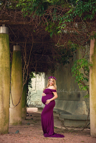 Audrey Gown • Fitted Maternity Gown • Cap Sleeve Maternity Gown • Slim Fit Gown • Sweetheart Style Dress • Bridesmaid Dress  • Event Gown • Photo Shoot • by Sew Trendy