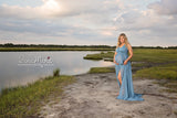 Celeste Gown • Chiffon Infinity Gown •  Maternity Gown • Bridesmaid Dress • Senior Photo Shoot • Boho Dress • by Sew Trendy