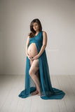 Celeste Gown • Chiffon Infinity Gown •  Maternity Gown • Bridesmaid Dress • Senior Photo Shoot • Boho Dress • by Sew Trendy