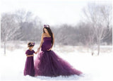 Henrietta Gown • Girls Vintage Style Ruffled Gown • by Sew Trendy