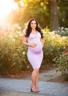 Monica Dress • Cocktail Gown • Off the Shoulder Sweetheart Dress • Knee Length Maternity Gown • Slim Fit Gown • Cocktail Dress • by Sew Trendy