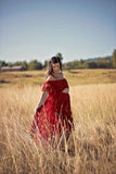 Deja Gown • Hi Low Lace Maternity Gown • Flowy Fit Maternity Gown • Off The Shoulder Gown • Knit Maternity Gown • Maxi Dress • Pregnancy Dress • by Sew Trendy