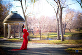 Jaden Gown • Slouch Top Fitted Gown • Knit Maternity Gown • Bridesmaid Gown • Holiday Dress• by Sew Trendy