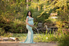 Vera Gown • Fitted Maternity Gown • Infinity Top Slim Fit • Bridesmaid Dress • by Sew Trendy