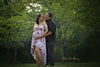 Floral Kaelynn Hi Low Gown • Flowy Fit Maternity Gown • Off The Shoulder Gown • Knit Maternity Gown • Maxi Dress • Pregnancy Dress • by Sew Trendy