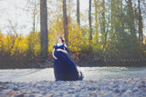 Kalessa Gown • Sheer Maternity Gown • Peek a Boo Sleeve Maternity Dress • Short Sleeve Maternity Gown • by Sew Trendy