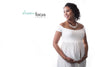 Kiara Gown • Short Sleeve Maternity Gown • Off The Shoulder Gown • Knit Maternity Gown • Maxi Dress • Pregnancy Dress • by Sew Trendy