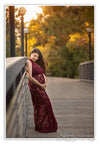 Leanne Gown • Lace Infinity Gown • Infinity Maternity Dress • Pregnancy Gown • Bridesmaid Dress • Senior Photos • Photo Shoot • Boho Dress • by Sew Trendy