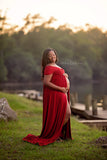 Leyah Gown • Infinity Gown • Maternity Dress • Pregnancy Gown • Bridesmaid Dress • Senior Photos • Photo Shoot • Boho Dress • by Sew Trendy