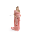 Leyah Gown • Infinity Gown • Maternity Dress • Pregnancy Gown • Bridesmaid Dress • Senior Photos • Photo Shoot • Boho Dress • by Sew Trendy