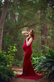 Marcie Gown • Slim Fit Pregnancy Dress • Tank Style Maternity Gown • by Sew Trendy