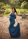 Marcie Gown • Slim Fit Pregnancy Dress • Tank Style Maternity Gown • by Sew Trendy