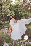 Marissa Gown • Long Flowing Sheer Chiffon Straight Top Maternity Gown • by Sew Trendy