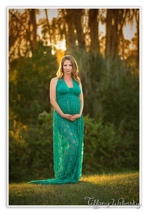 Merinda Gown • Lace Infinity Gown • Lace Maternity Gown • Maternity Dress • Maxi Dress • Senior Photo Shoot • Bridesmaid Dress • by Sew Trendy