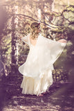 Narcissa Gown • Goddess Maternity Gown • Silk Chiffon Maternity Gown • Low Back Maternity Gown • by Sew Trendy