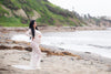 Phoebe Gown • Boat Neck Gown • Slim Fit Maternity Gown • Lace Maternity Gown • Long Sleeve Lace Maternity Gown • by Sew Trendy