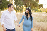 Priscilla Gown • Lace Maternity Gown • Priscilla Maternity Gown • Mermaid Style Maternity Gown • Long Sleeve Maternity Gown • by Sew Trendy