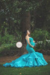 Veronique Gown • Couture Mermaid Style Maternity Gown • Bridal Gown • Princess Tutu • Detachable Bustle Gown • by Sew Trendy
