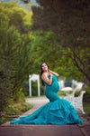 Veronique Gown • Couture Mermaid Style Maternity Gown • Bridal Gown • Princess Tutu • Detachable Bustle Gown • by Sew Trendy