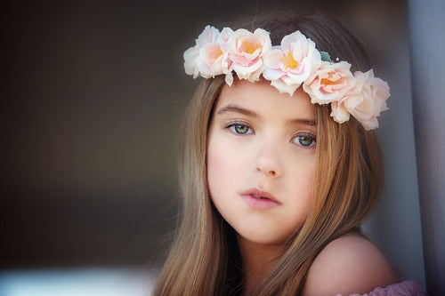 Mia Floral Crown • Organic Crown • Rosette Crown • Grapevine Crown • Wedding Headpiece • Bohemian Halo | Ready To Ship • by Sew Trendy