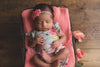 Ava Floral Romper {mint} • Knit Flutter Romper • Floral Romper • Sitter Floral Romper • Baby Romper • Knit Sitter Floral • Newborn Photography Prop • by Sew Trendy