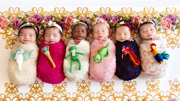 Dream Baby Lace Wrap Set • Stretch Lace Newborn Wrap • Swaddle Wrap • Baby Wrap • Stretchy Knit Layer • Newborn Photo Prop | Ready To Ship • by Sew Trendy