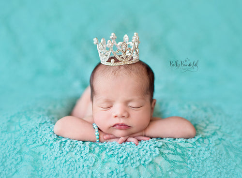 Diana Crown • Rhinestone Princess Crown • Newborn Crown  | Ready To Ship