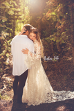 Juliette Embroidered Lace Maternity Robe • Vintage Maternity Robe • by Sew Trendy