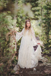 Juliette Embroidered Lace Maternity Robe • Vintage Maternity Robe • by Sew Trendy