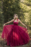 Kaitlyn Gown • Mesh Infinity Gown • Maternity Dress • Pregnancy Gown • Bridesmaid Dress • Senior Photos • Photo Shoot • Boho Dress | by Sew Trendy