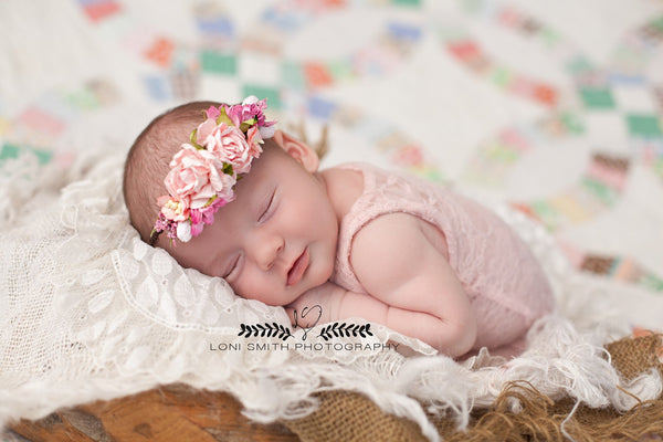 Evie Romper • Newborn Lace Romper • Sitter Lace Romper • Dainty Romper • Newborn Photography Romper • by Sew Trendy