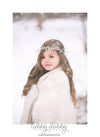 Ice Princess Rhinestone Crown • Winter Crown • Pearl Halo • Frozen Crown • Princess Halo • Winter Wonderland • Photo Prop | Ready To Ship • by Sew Trendy