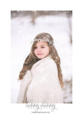 Ice Princess Rhinestone Crown • Winter Crown • Pearl Halo • Frozen Crown • Princess Halo • Winter Wonderland • Photo Prop | Ready To Ship • by Sew Trendy