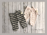 RTS: Ruffle Pant & Tie Back | Ready to ship • by Sew Trendy