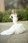 Veronique Gown • Couture Mermaid Style Maternity Gown • Bridal Gown • Princess Tutu • Detachable Bustle Gown • by Sew Trendy