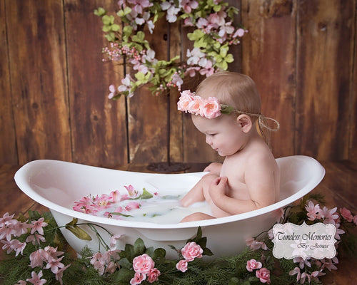 Mia Floral Crown • Organic Crown • Rosette Crown • Grapevine Crown • Wedding Headpiece • Bohemian Halo | Ready To Ship • by Sew Trendy