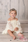RTS: Violet Gown • Lace Newborn Gown | Ready to Ship • by Sew Trendy