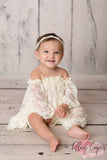 RTS: Violet Gown • Lace Newborn Gown | Ready to Ship • by Sew Trendy