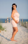 Fitted Slip • Stretch Knit Slip • Maternity Slip • Maternity Mini Dress • Mini Dress • Maternity Coverage • Photo Session • Comfortable Slip • by Sew Trendy
