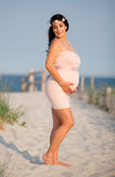 Fitted Slip • Stretch Knit Slip • Maternity Slip • Maternity Mini Dress • Mini Dress • Maternity Coverage • Photo Session • Comfortable Slip • by Sew Trendy