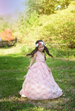 Jaycee Gown • Vintage Lace Girls Infinity Gown • by Sew trendy